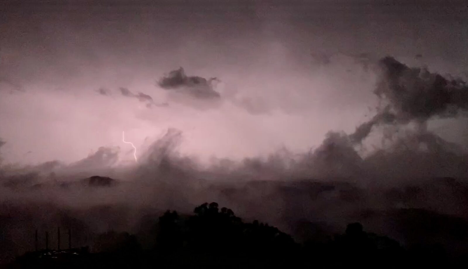 Lightning over the Macedon Ranges
